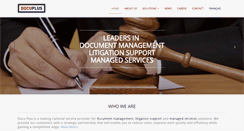 Desktop Screenshot of docuplus.ca